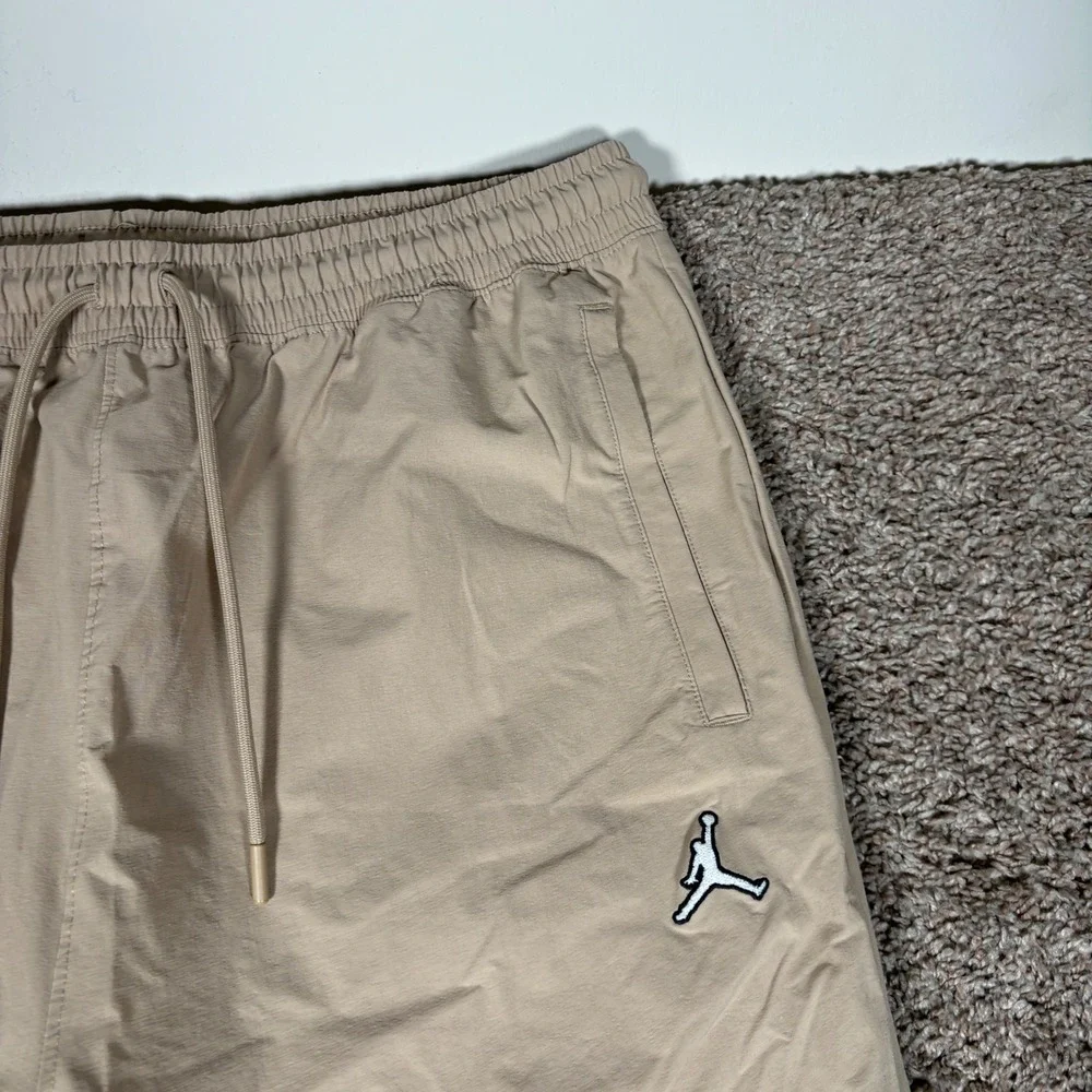 Jordan Essentials Mens Woven Cargo Pants Beige Tan Jumpman XL DQ7509-277